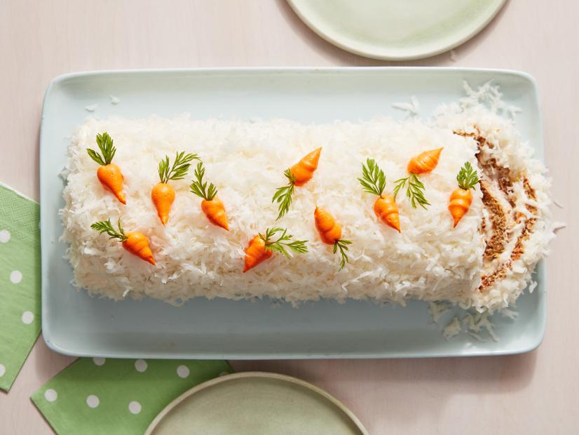 Carrot Cake Jelly Roll courtesy Food Network