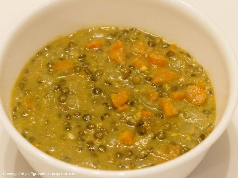 Curried Lentil soup