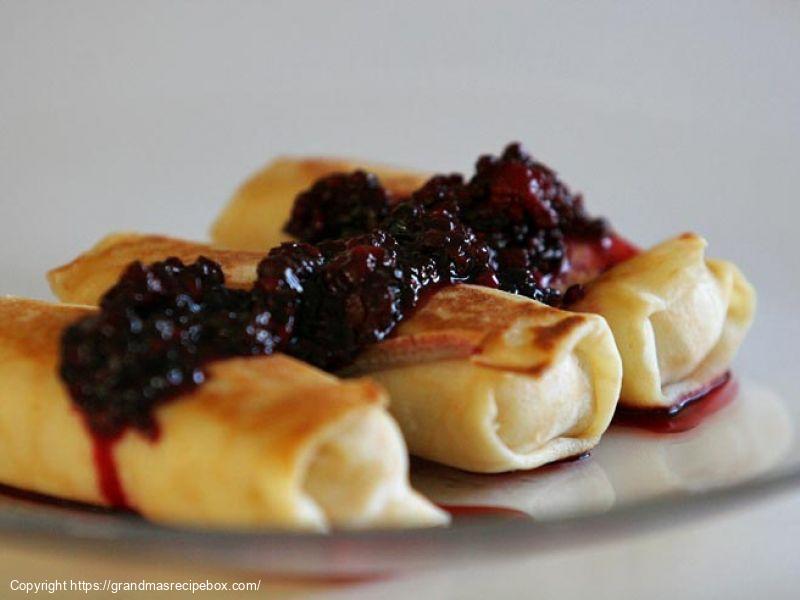 Easy Cheese Blintzes