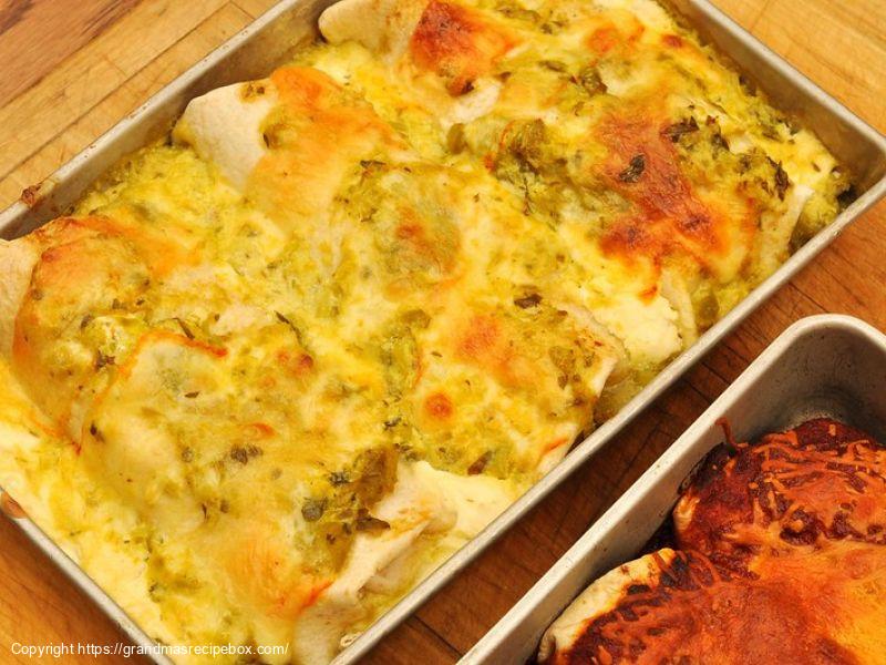 Sour Cream Chicken Enchiladas