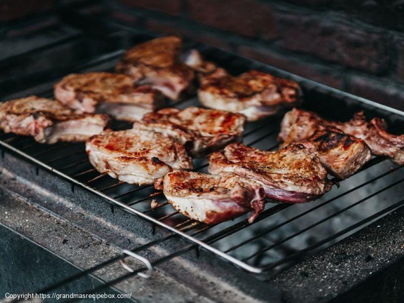 Peach BBQ Pork Chops