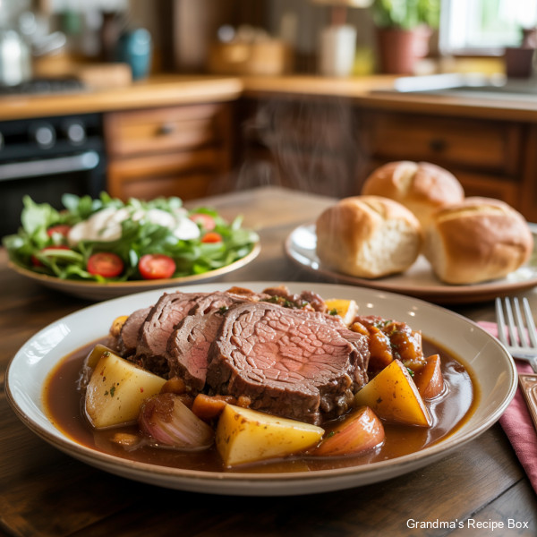 Pot Roast with Root Vegetables (Gilmore Girls-Inspired) Pot Roast with Root Vegetables (Gilmore Girls-Inspired)