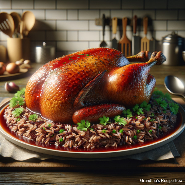 Roast Duck with Cherries